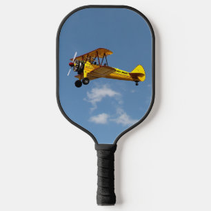 Air Mail Biplane Service Pickleball Paddle