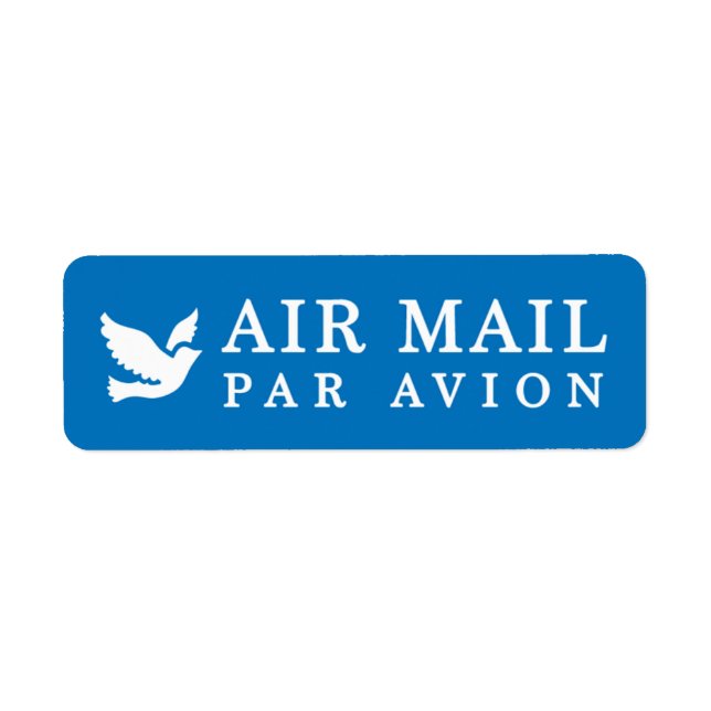 AIR MAIL PAR AVION 鳥 エアメールシール bird birds ラベル (Devant)