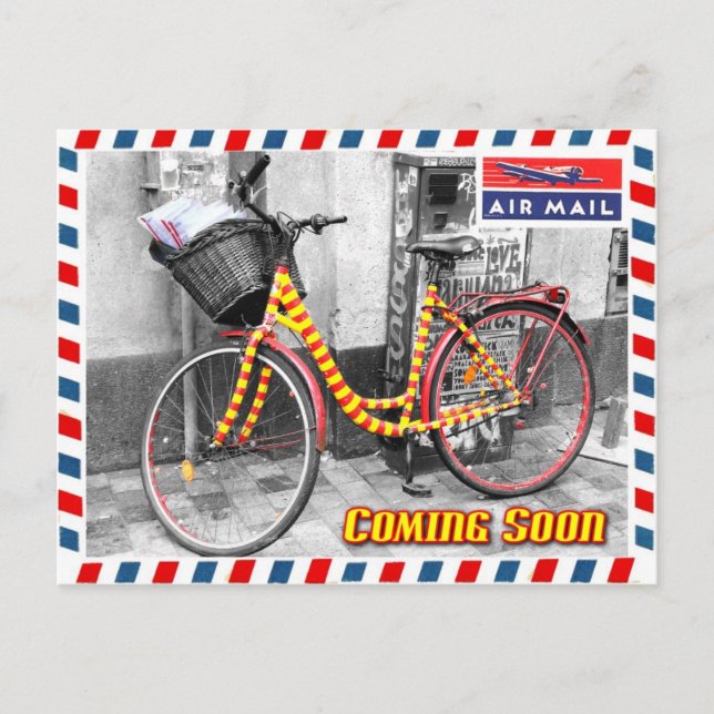 Air Mail Service Coming Soon . . . Postcard (Front)