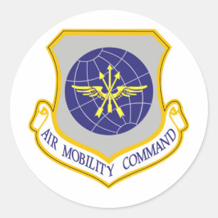Air Mobility Command Classic Round Sticker