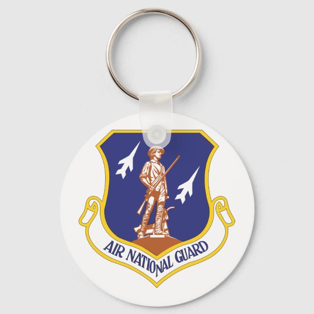 Air National Guard Military Veteran Keychain (Front)