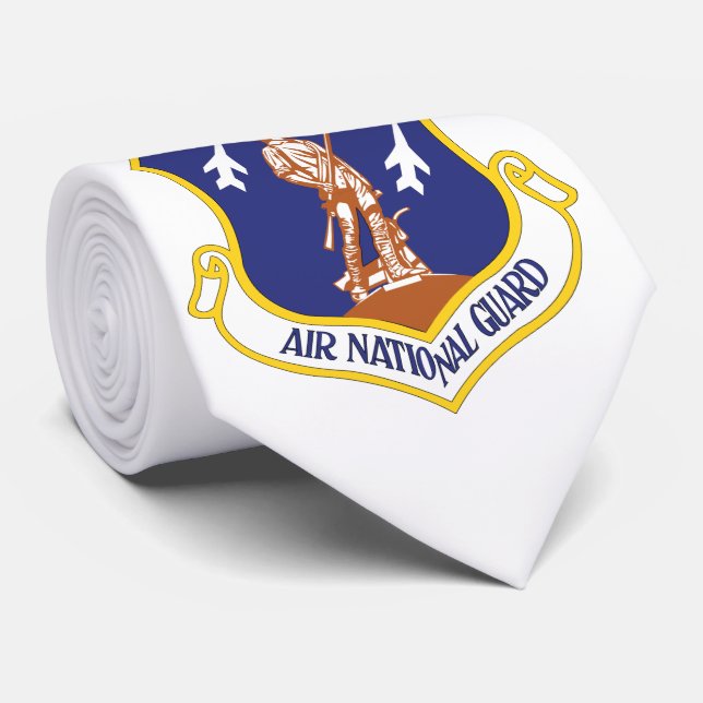 Air National Guard Military Veteran Tie (Rolled)