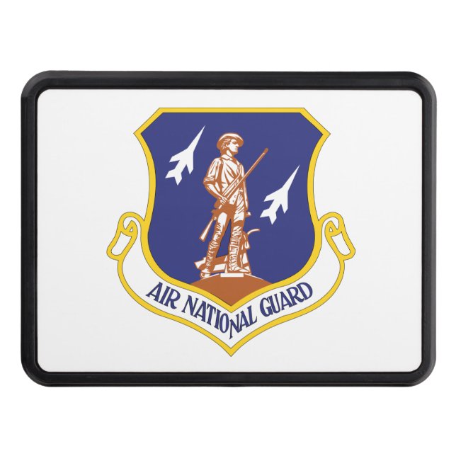 Air National Guard Military Veteran Trailer Hitch Cover (Front)