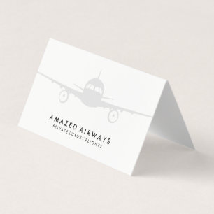 Air Plane   Flights Business Card