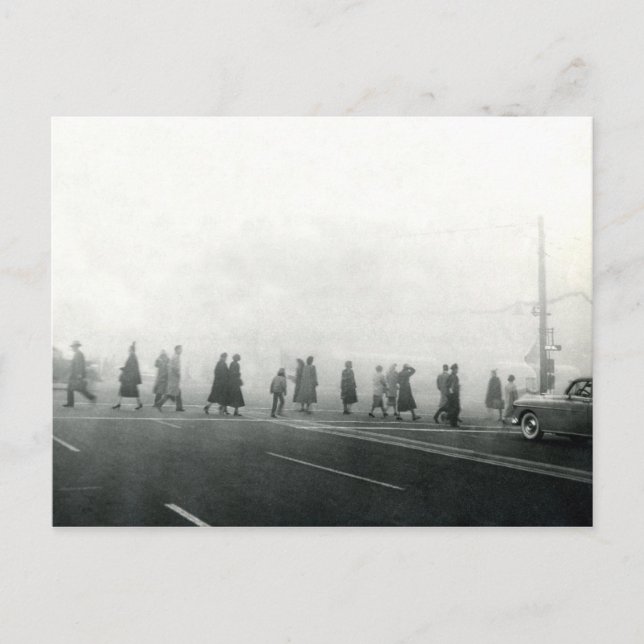 Air Pollution Event, Salt Lake City, UT Smog Vinta Postcard (Front)