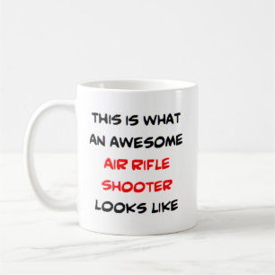 air rifle shooter, awesome coffee mug
