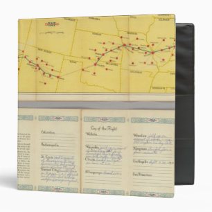 Air Route from Los Angeles to Columbus Binder