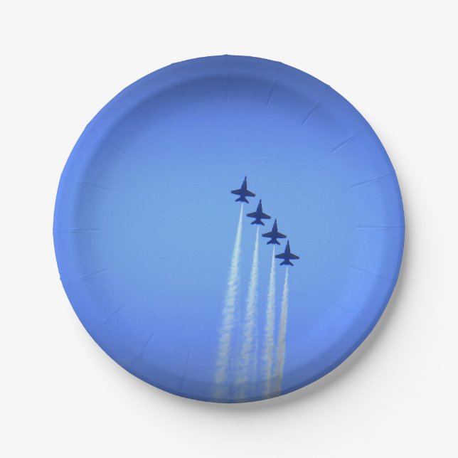 Air Show 6 Paper Plate (Front)