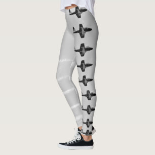 Air Show Flying in Formation Leggings