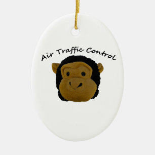 Air Traffic Control Accounts Department.Funny Gift Ceramic Ornament
