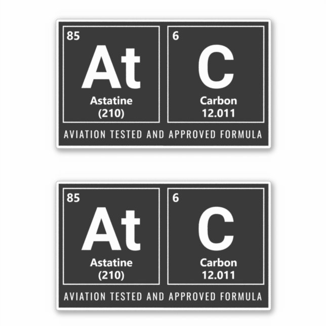 Air Traffic Control (ATC) Elements Sticker (Front)