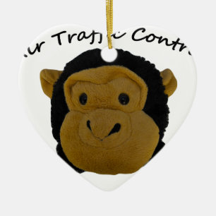 Air Traffic Control Ceramic Ornament