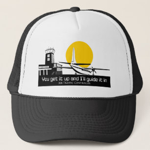 Air traffic control hat. trucker hat