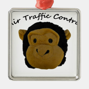 Air Traffic Control Metal Ornament