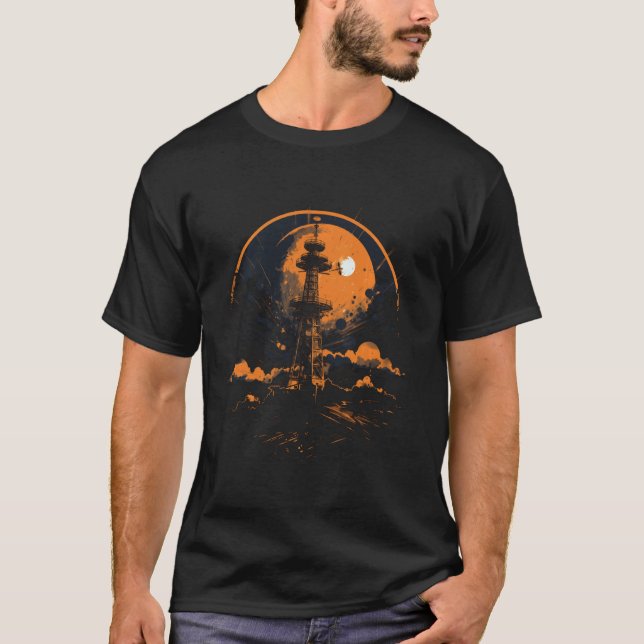 Air Traffic Control Tower Graphic Tee (Front)