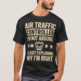 Air Traffic Controller Art For Aviation T-Shirt