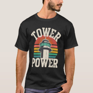 Air Traffic Controller ATC Airport Tower Long Slee T-Shirt