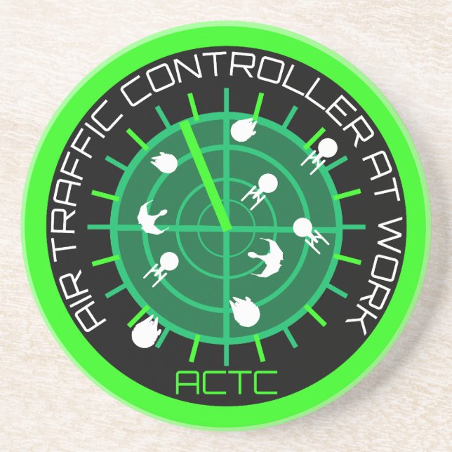 Air Traffic Controller Coaster (Front)