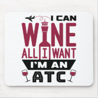 Air Traffic Controller Control ATC Funny Wine