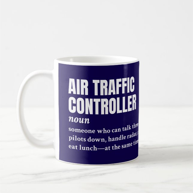 Air Traffic Controller – Definition Coffee Cup (Left)