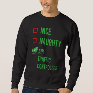 Air Traffic Controller Funny Pajama Christmas Sweatshirt