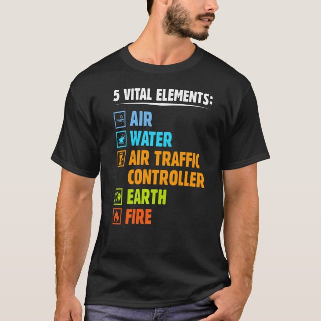 Air Traffic Controller Joke  Atc Tower Operator Sq T-Shirt (Front)