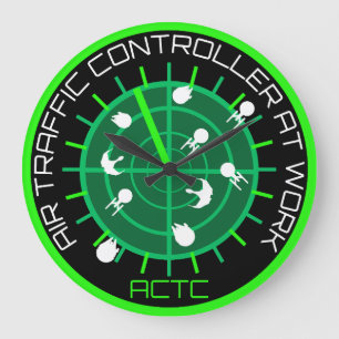 Air Traffic Controller Large Clock
