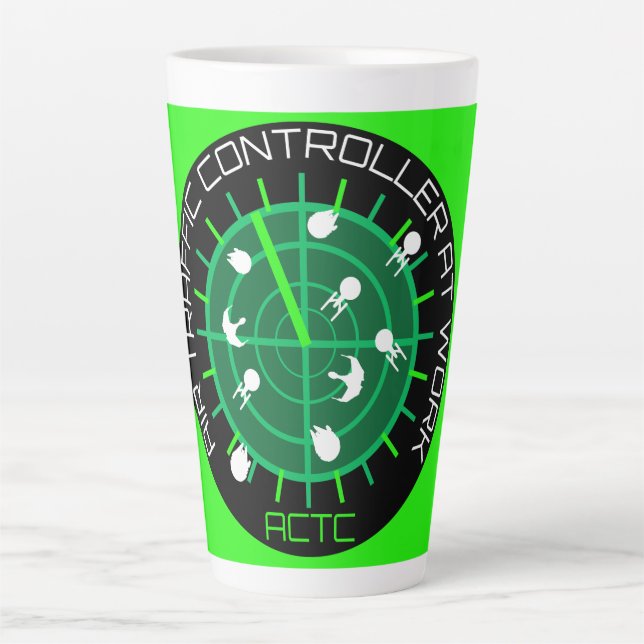 Air Traffic Controller Latte Mug (Front)