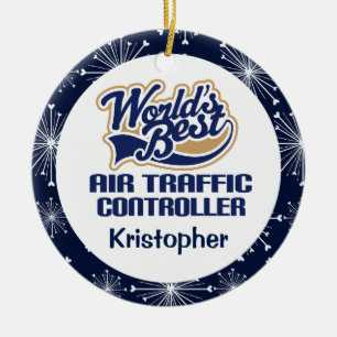 Air Traffic Controller Personalized Ornament