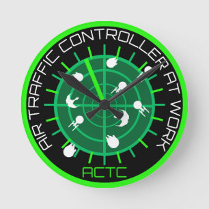 Air Traffic Controller Round Clock
