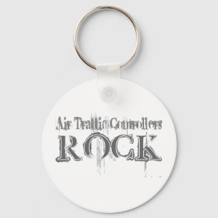 Air Traffic Controllers Rock Keychain
