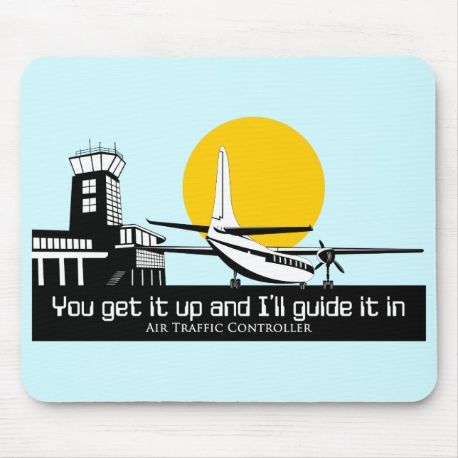 Air traffic mouse pad. pad (Front)