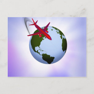Air Travel Postcard