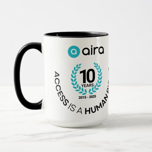 Aira 10e anniversaire / Anniversaire Mug (Gauche)