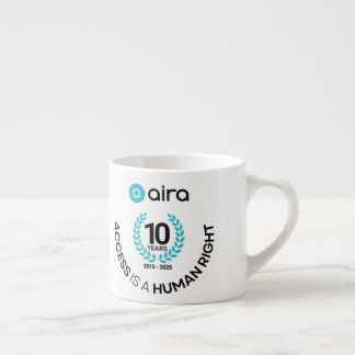 Aira 10th Birthday/Anniversary Espresso Cup