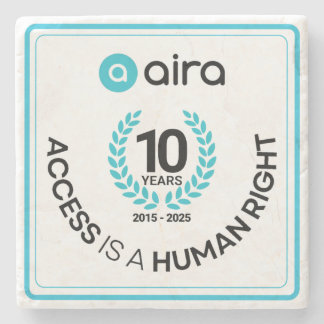 Aira 10th Birthday/Anniversary Marble Coaster
