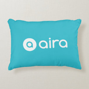 Aira Logo Accent Pillow