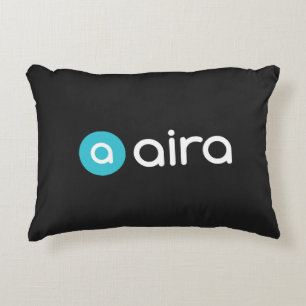 Aira Logo Accent Pillow