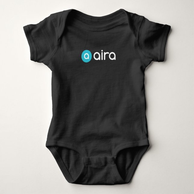 Aira Logo Baby Bodysuit (Front)