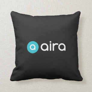 Aira Logo Throw Pillow