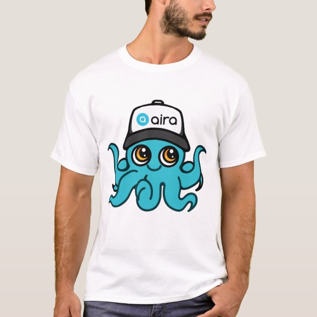 Aira Mascot Sweat - shirt à capuche Blanc - Octopu (Devant)