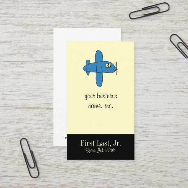 Airbeep Colorized Business Card (Front/Back In Situ)