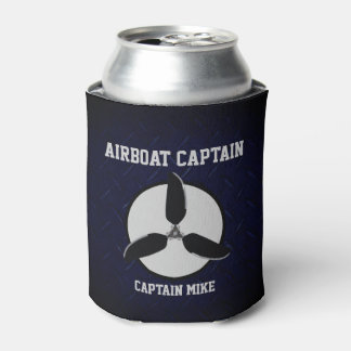 Airboat Captain Add Name Beer Cooler