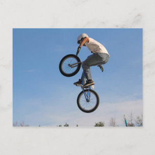 Airborne BMX Jump Postcard