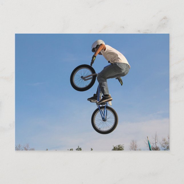 Airborne BMX Jump Postcard (Front)