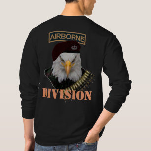 Airborne division Army military eagle cover T-Shirt