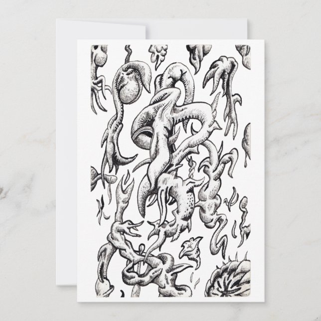 Airborne Fauna, Flat Card (Front)