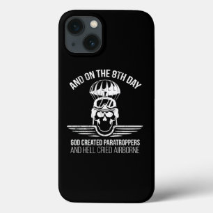 Airborne God Creates Paratrooper Air Force iPhone 13 Case