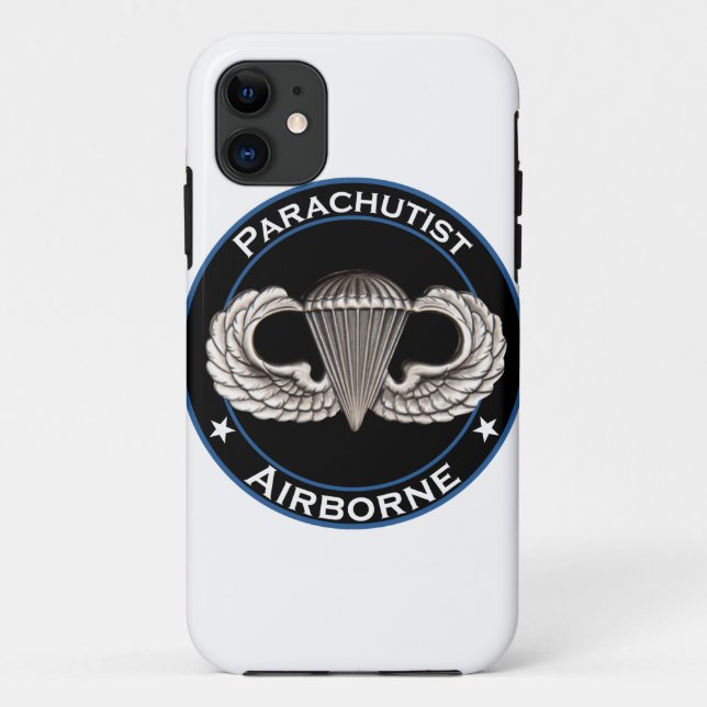 Airborne Parachutist Case-Mate iPhone Case (Back)