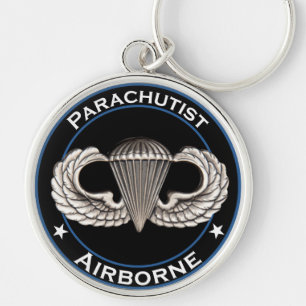 Airborne Parachutist Keychain